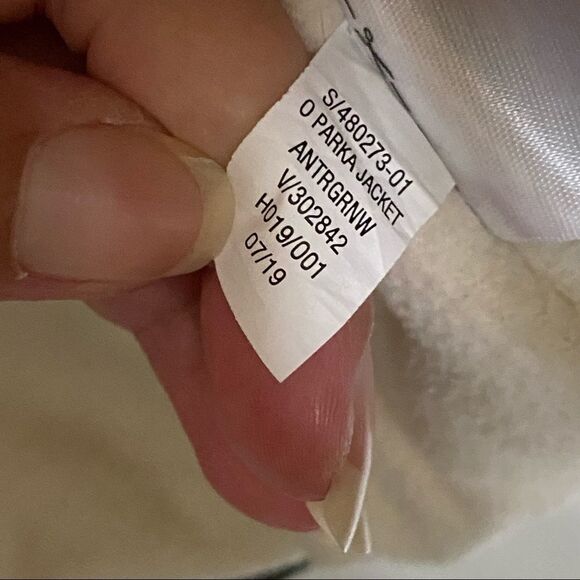 Old Navy Army Green Coat With faux Fur Hood - Picture 9 of 9